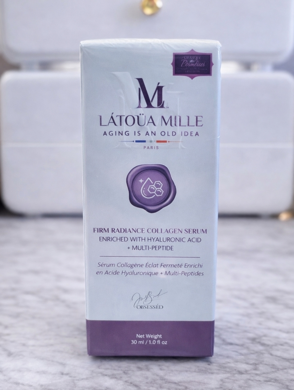 Latoua Mille Firm Radiance Collagen Serum Brand new and Sealed in Box